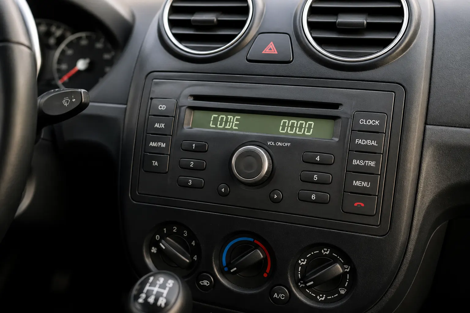 Codul radio Ford?